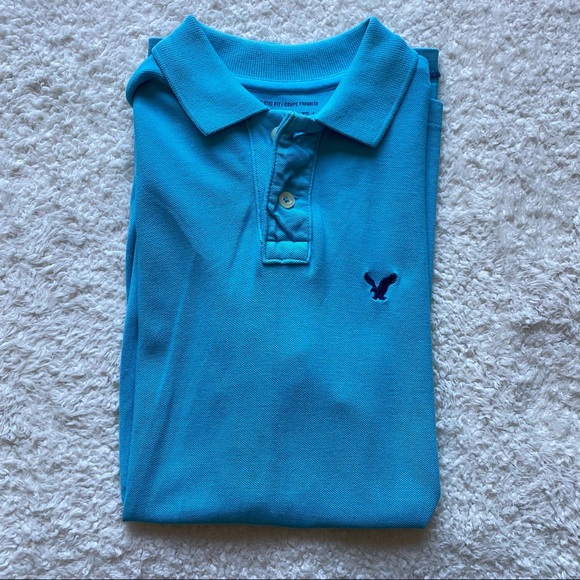 Blue AEO Polo - Picture 3 of 6